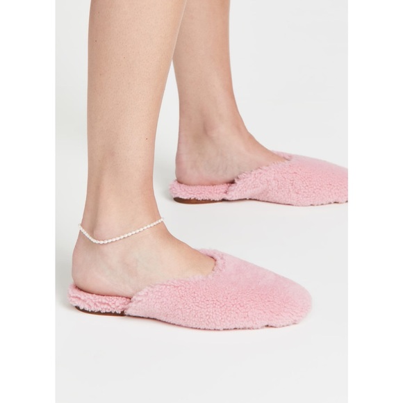 Sleeper pink shearling slippers - Picture 3 of 7
